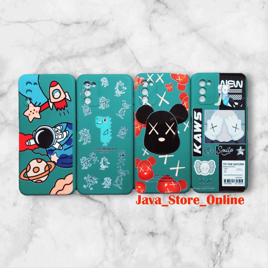Softcase Green untuk OPPO RENO REALME 4F 5 5F 6 7 8 F7 F11 A5 A9 A16 A16S A52 A54 A54S A55 A74 A92 A
