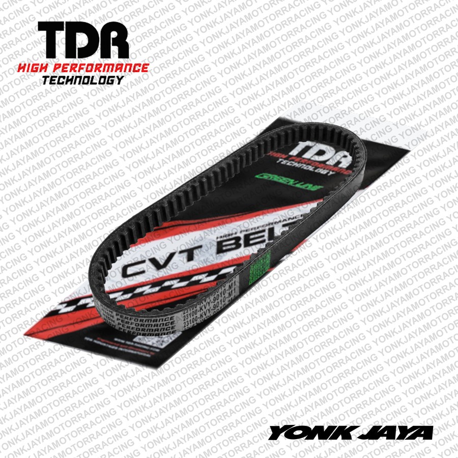 TDR CVT Belt V.20 Green Line for Beat (KVY) Karbu Only