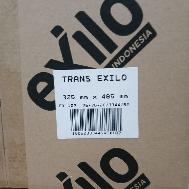 

Sticke Exilo Transparant Ecer 10 lembar