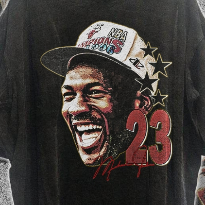 Michael Jordan T-Shirt | Vintage Jordan Fullface Graphic Tee