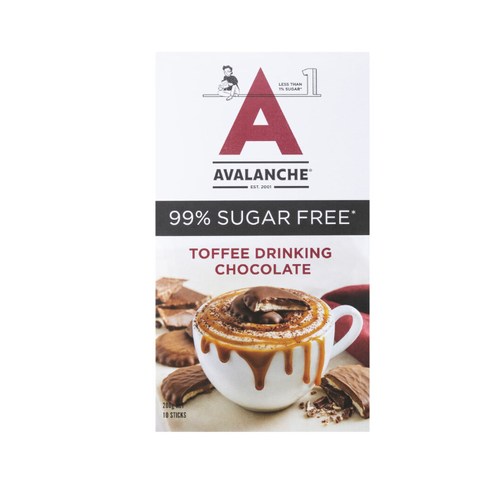 

Avalanche 99% Sugar Free Toffee Drinking Mix | 10 pack