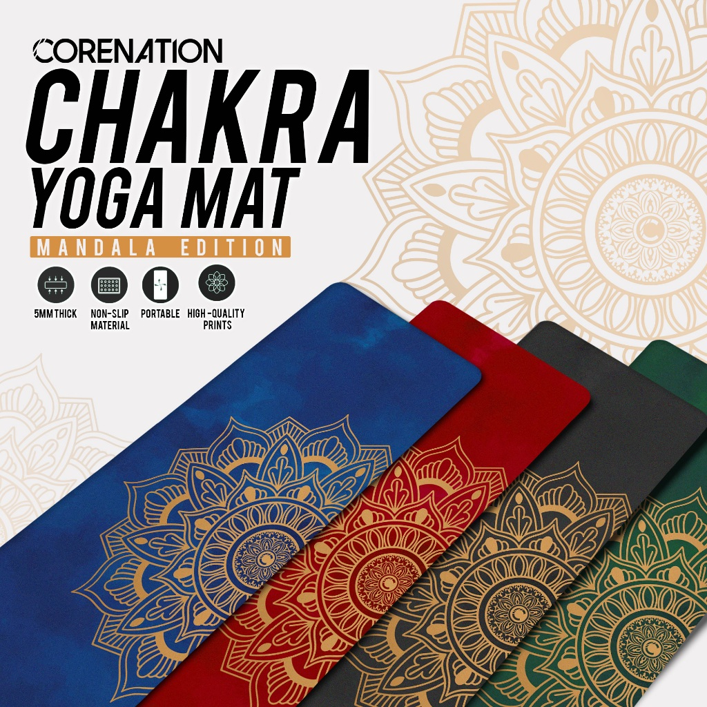 CoreNation Chakra Yoga mat | Matras Yoga / Matras Olahraga