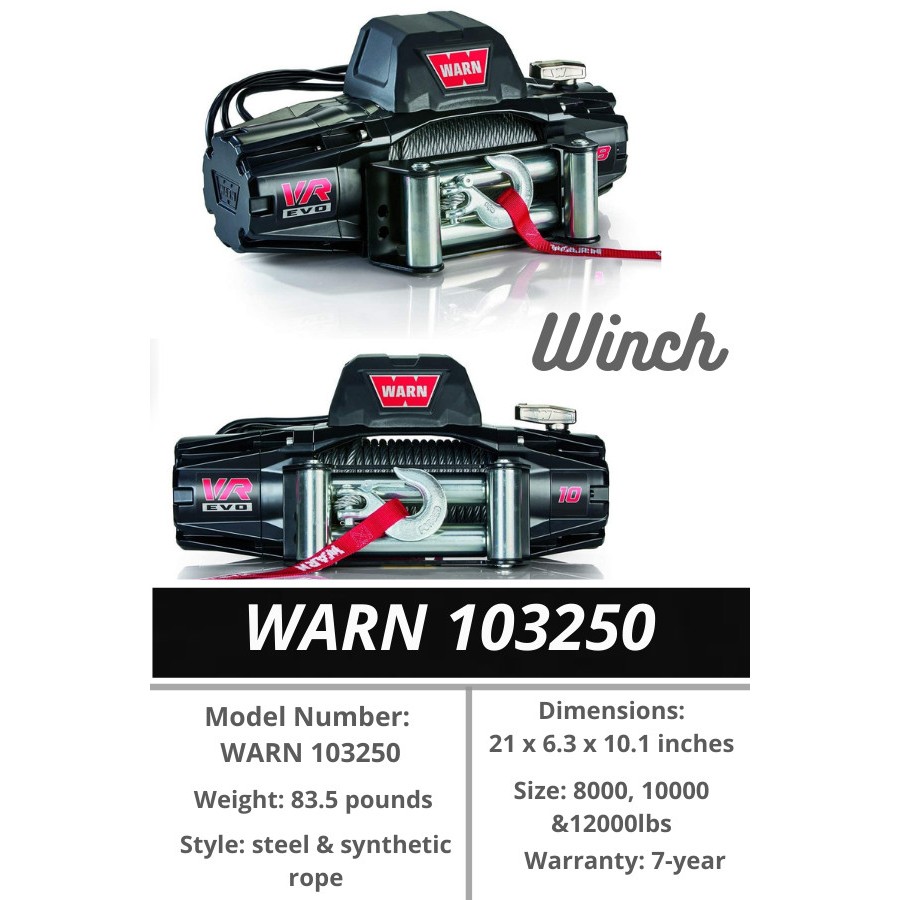 Warn Winch VR EVO 8 (4 ton)