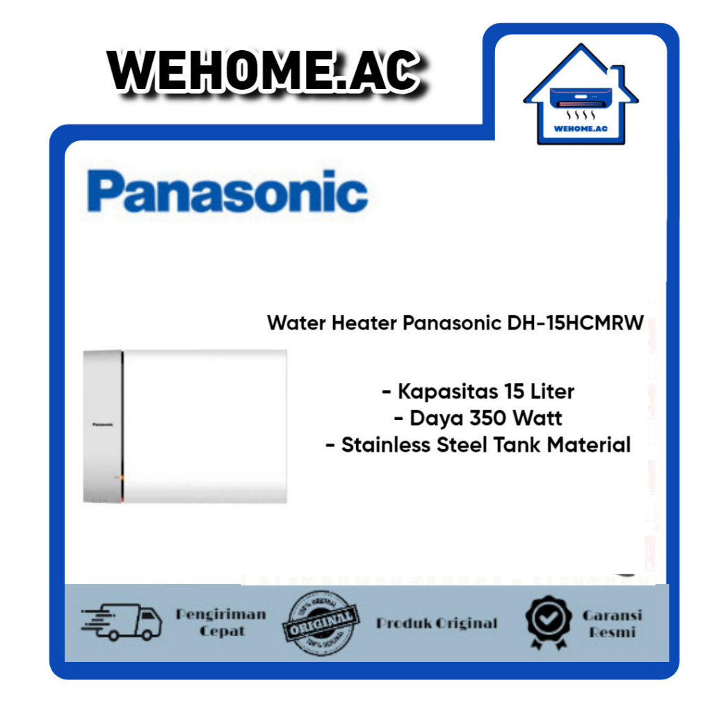 Panasonic Water Heater DH-15HCMRW Pemanas Air Listrik 15 Liter Panasonic