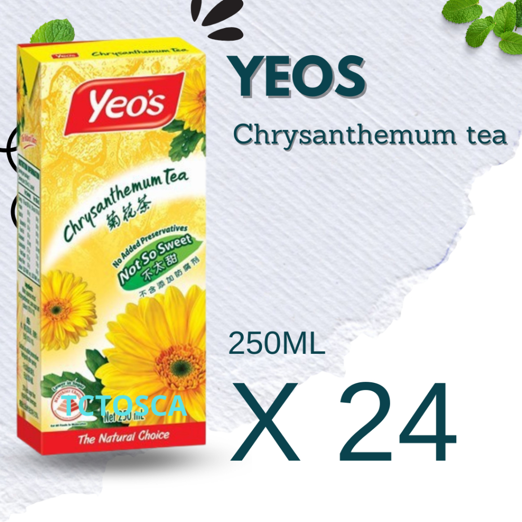 

Yeos Chrysanthemum | Yeos Kundur | Yeos Kedelai Kotak 1 Karton isi 24 x 250mL