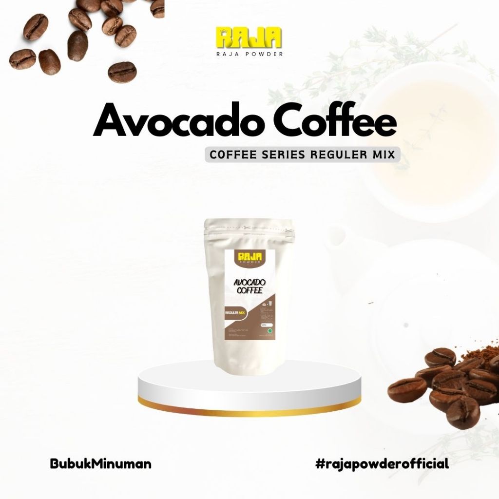 

Bubuk Kopi Alpukat Bubuk Minuman Avocado Coffee Powder 500 gram