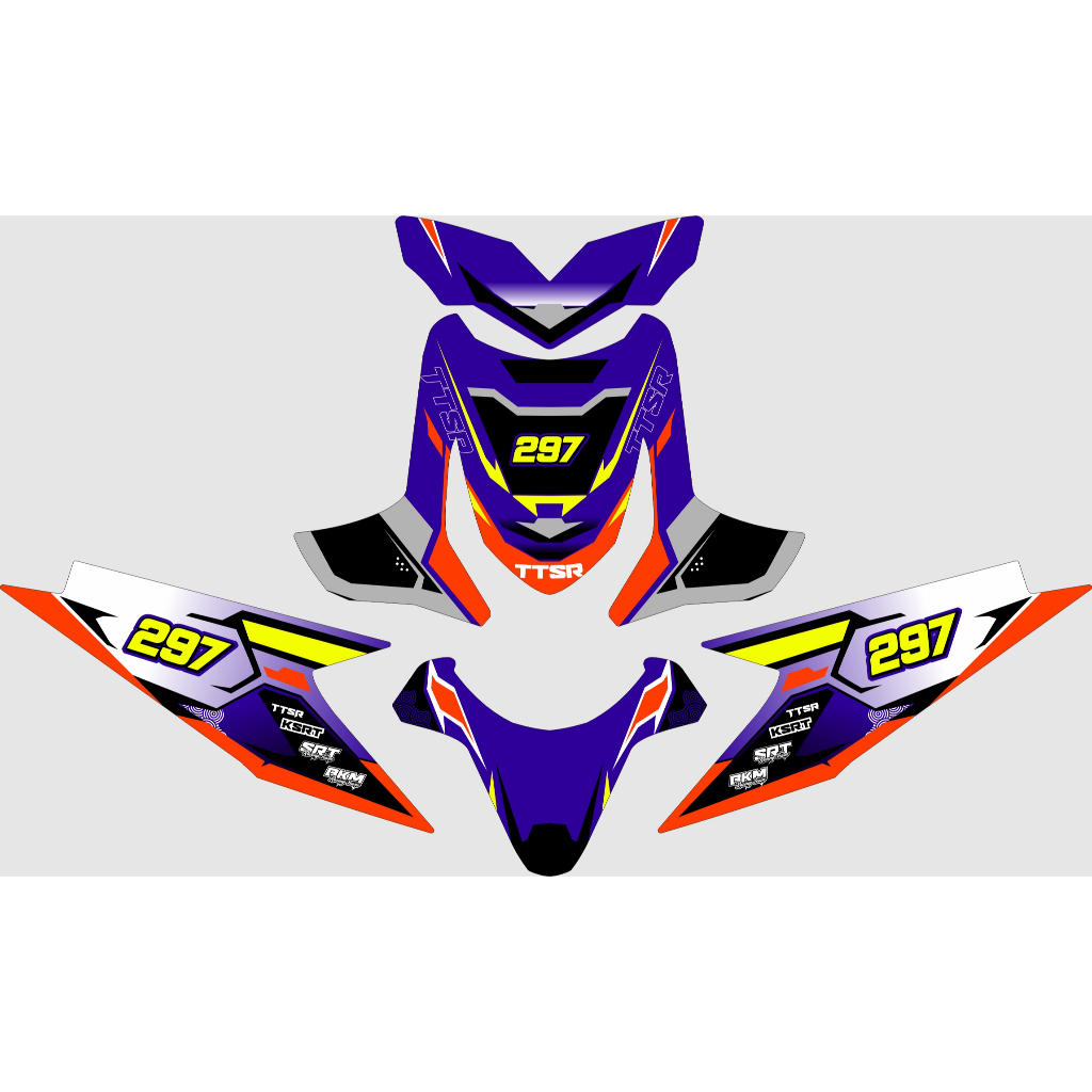 decal beat karbu terbaru keren simple road race