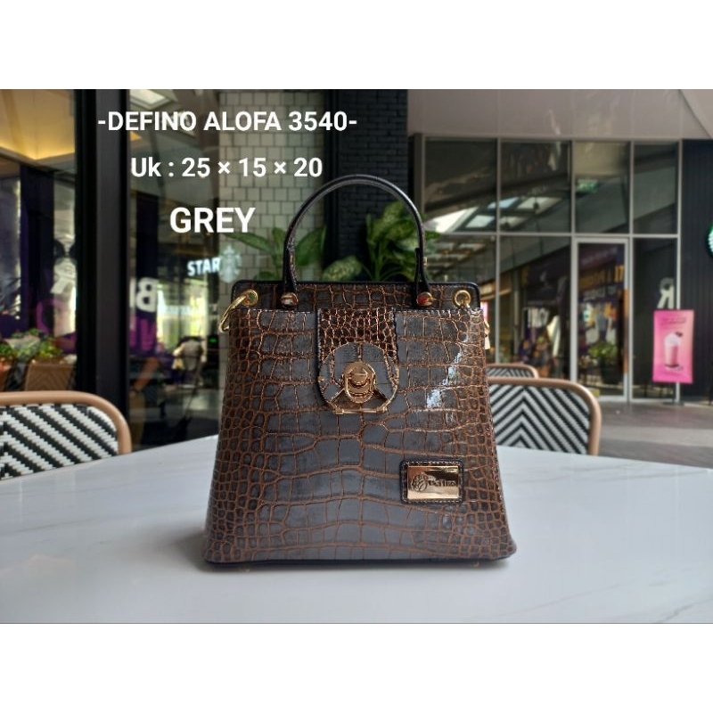 Tas Defino Alofa (Barang Ready Stok) Tas Kulit Asli, Tas Original, Tas Croco,Tas Import, Tas Murah, 