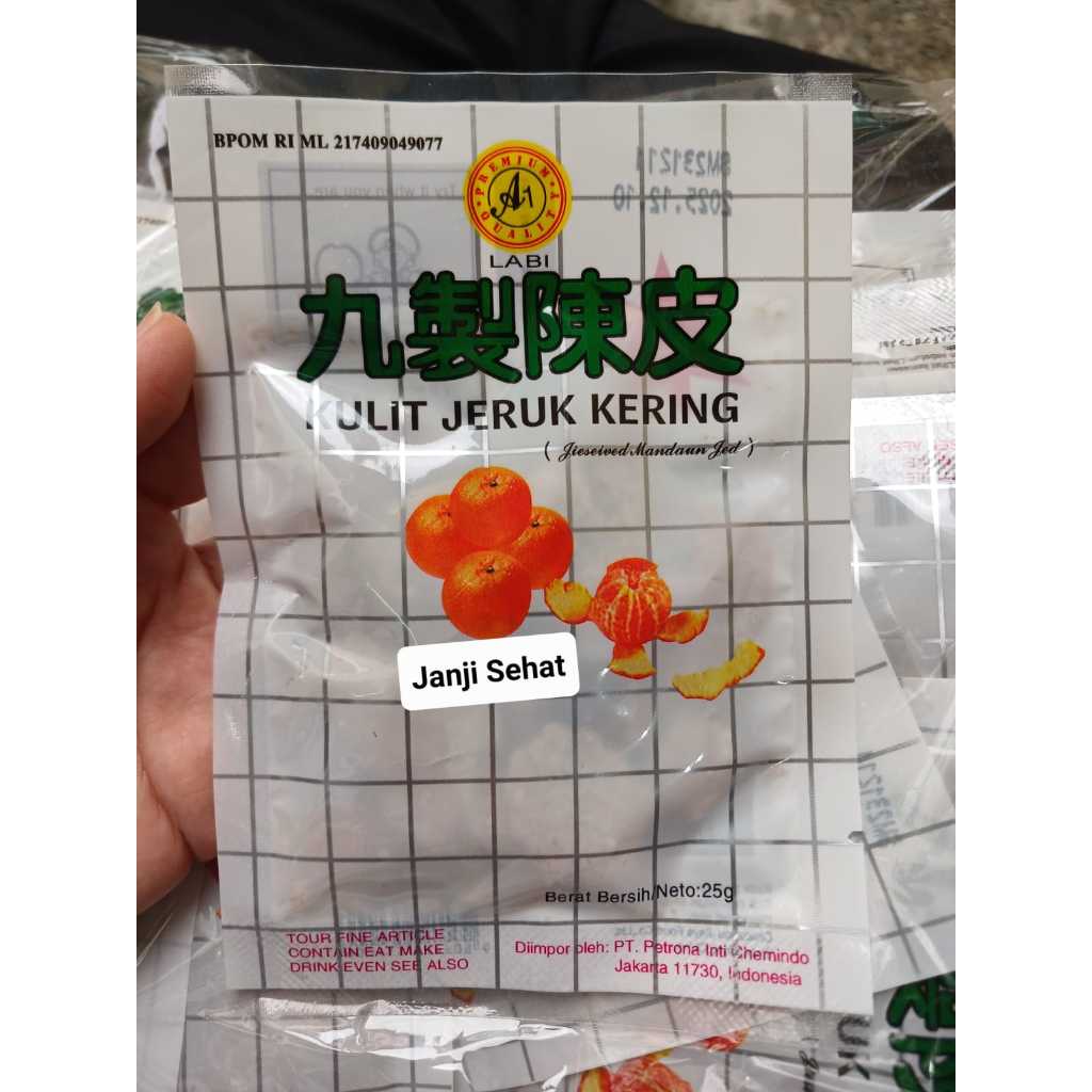 

MANISAN KULIT JERUK LABI 25gr