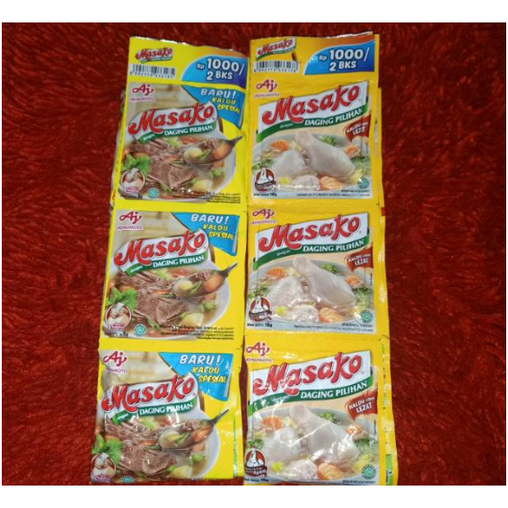 

masako 1 renceng bumbu masak penyedap rasa ayam /sapi