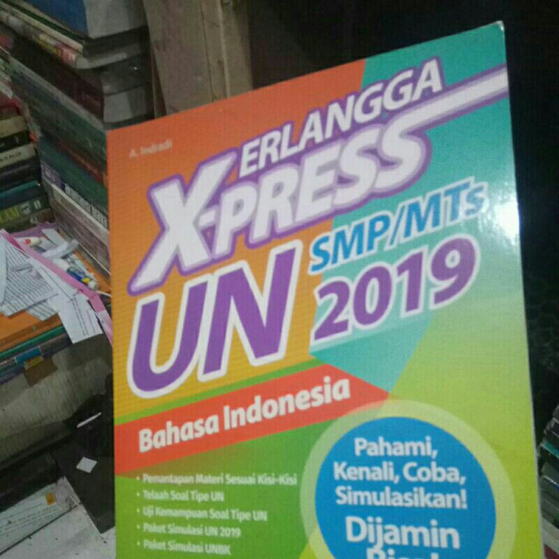 BUKU BEKAS X PRESS UN SMP BAHASA INDONESIA 2019