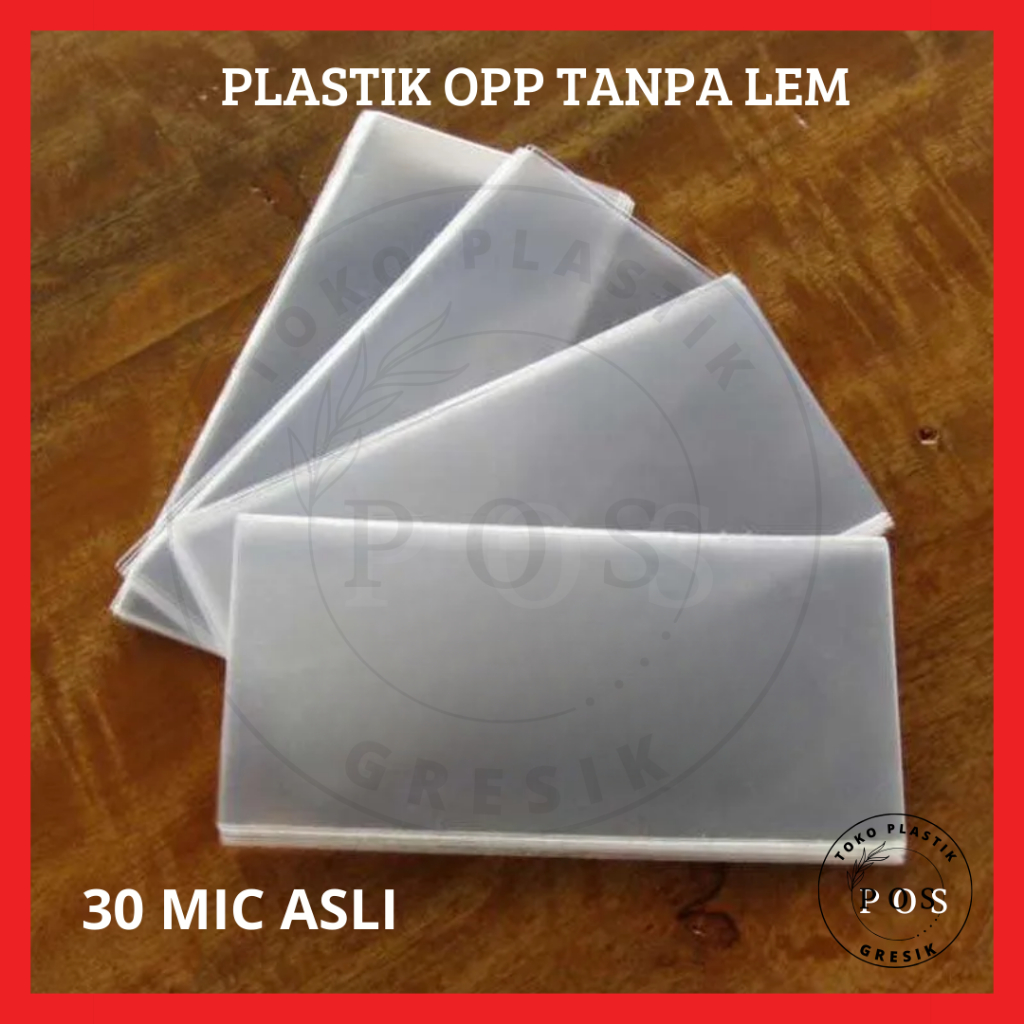 

250gr Plastik Kaca Bening OPP Souvenir Tebal 30 Mikron (Tebal) KILO-an HARGA PABRIK!! Plastik OPP Tanpa Lem Tanpa Seal