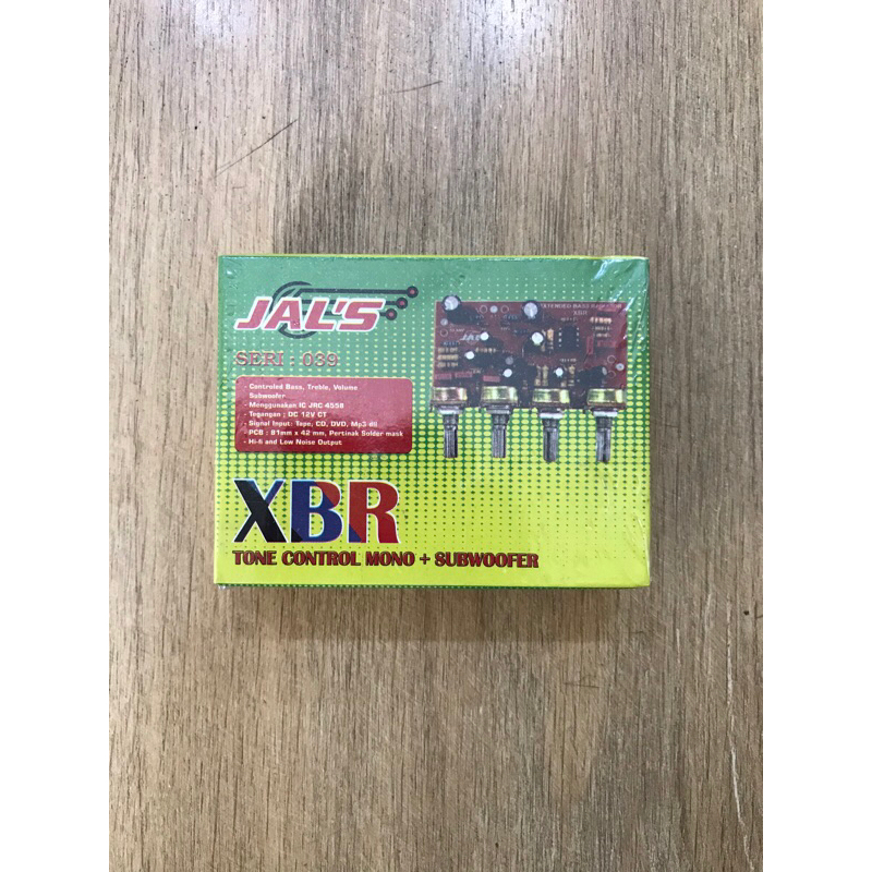 Rakitan Power XBR Tone Control Mono+Subwoofer