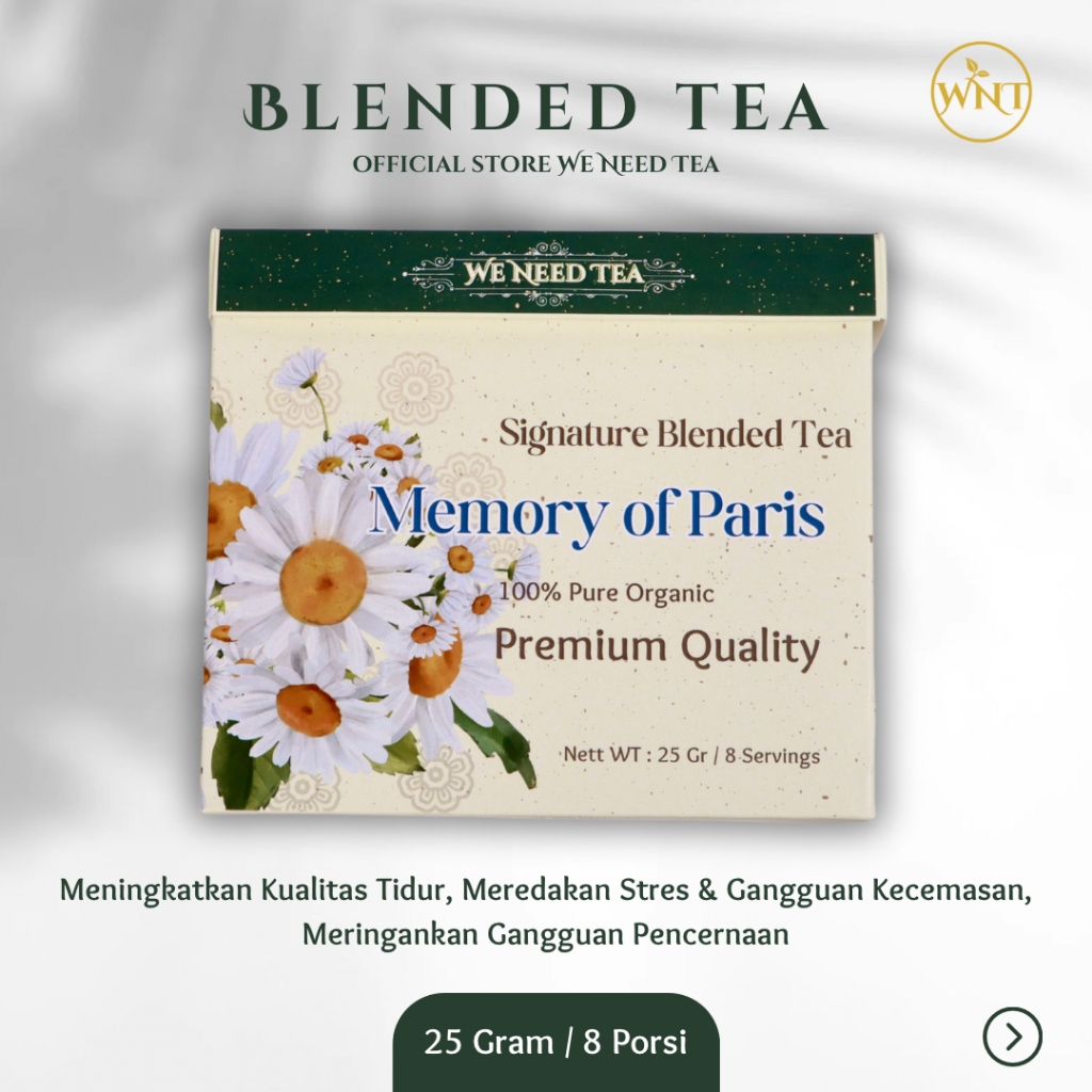 

Memory of Paris - Blended Tea - Chamomile Premium Tea (Classic Series Tea) - Teh Bunga Kamomil