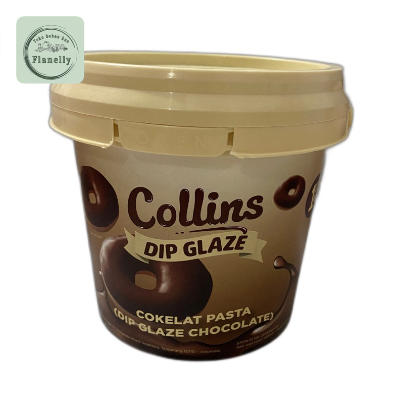 

COLLINS DIP GLAZE COKLAT PASTA 1kg