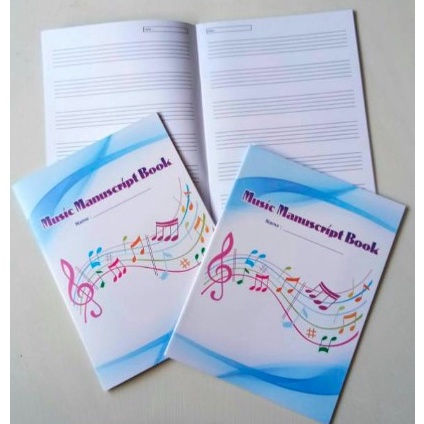

MEGA SALE Buku tulis musik garis lima buku garis paranada manuscript book music book