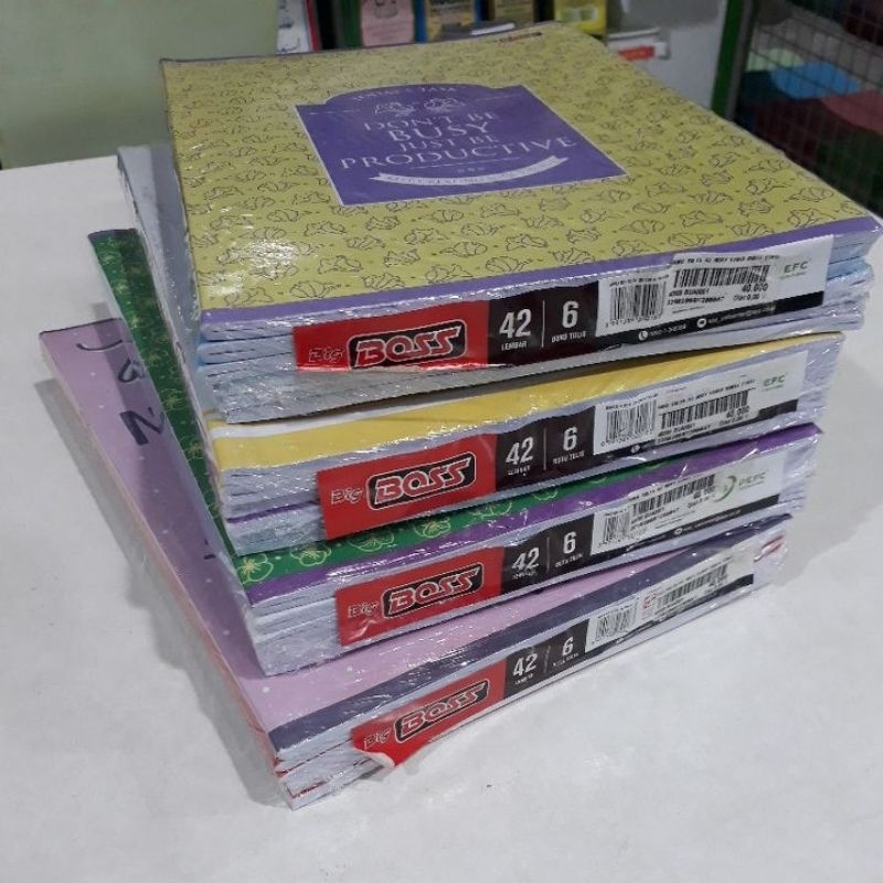 

BUKU TULIS 42 LEMBAR 6 BUKU : BIG BOSS