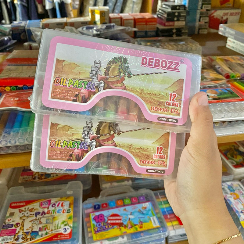 

OIL PASTELS / KRAYON / CRAYON DEBOZZ 12 WARNA ORIGINAL