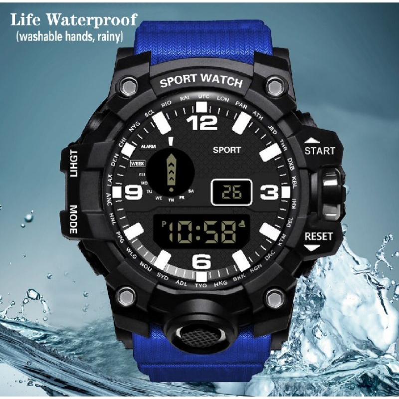 Jam Tangan Digital Electronic Sport WacthPria / Jam Tangan Pria Sport Digital Fashion Import