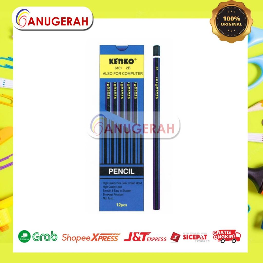 

Kenko 6161 Pensil 2B (Pack)