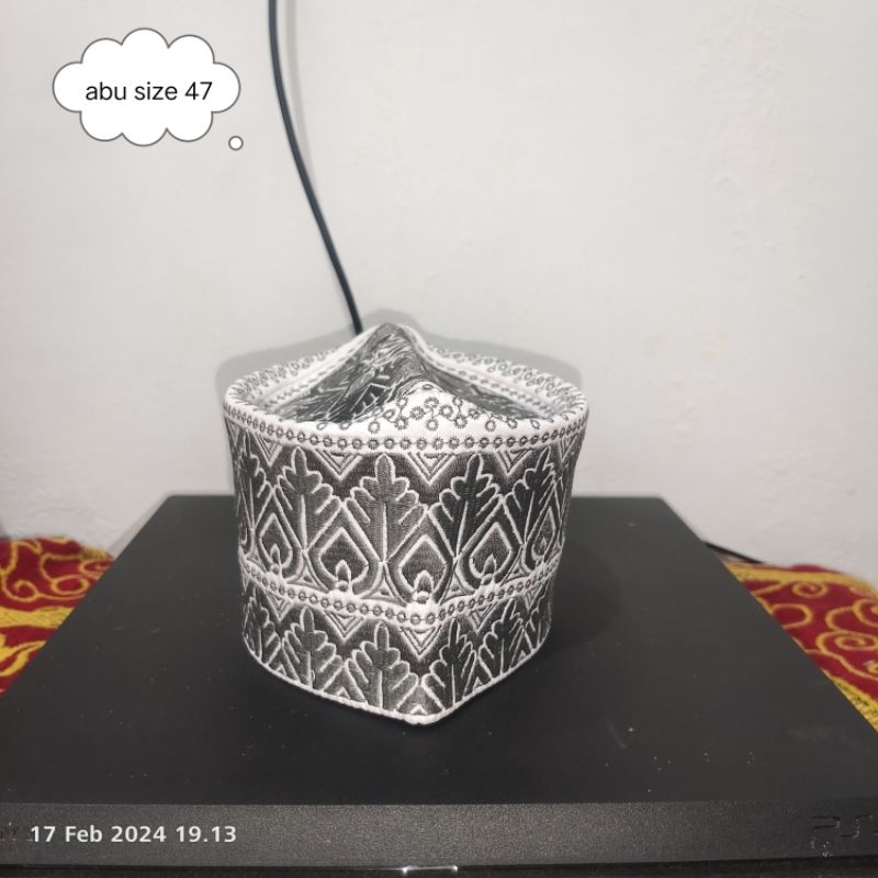 Peci Oman Bangladesh merek as-syarif peci Ukuran anak bayi umur 1-2 tahun