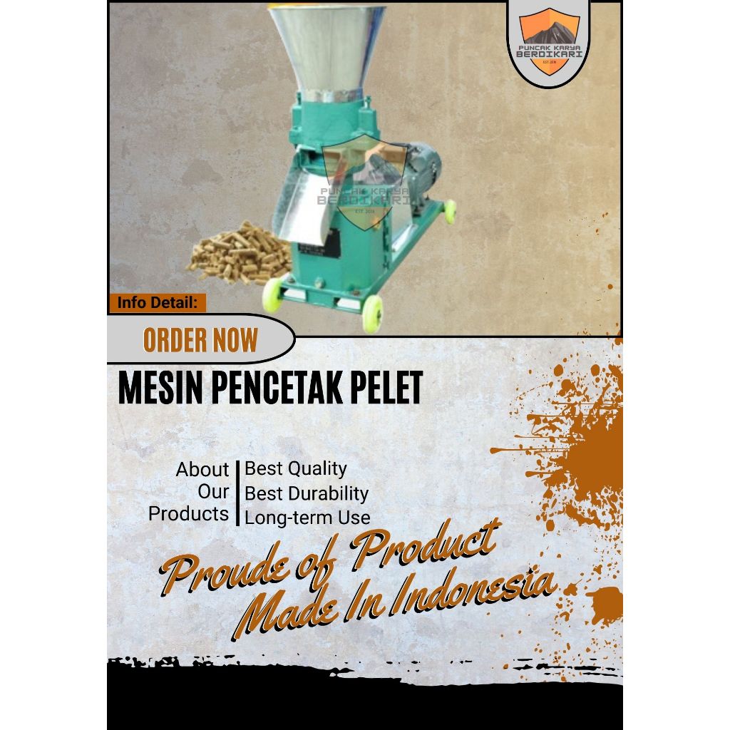 Mesin Pencetak Pelet - Mesin Pembuat Pelet - Mesin Pelet - Mesin Pakan