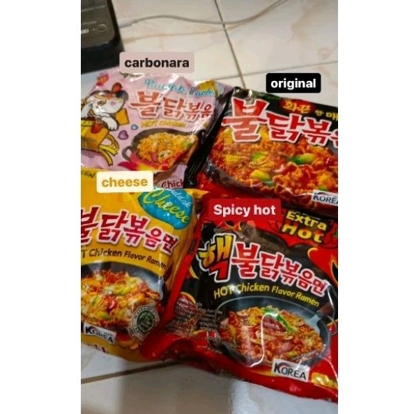 

Samyang mie instan hot