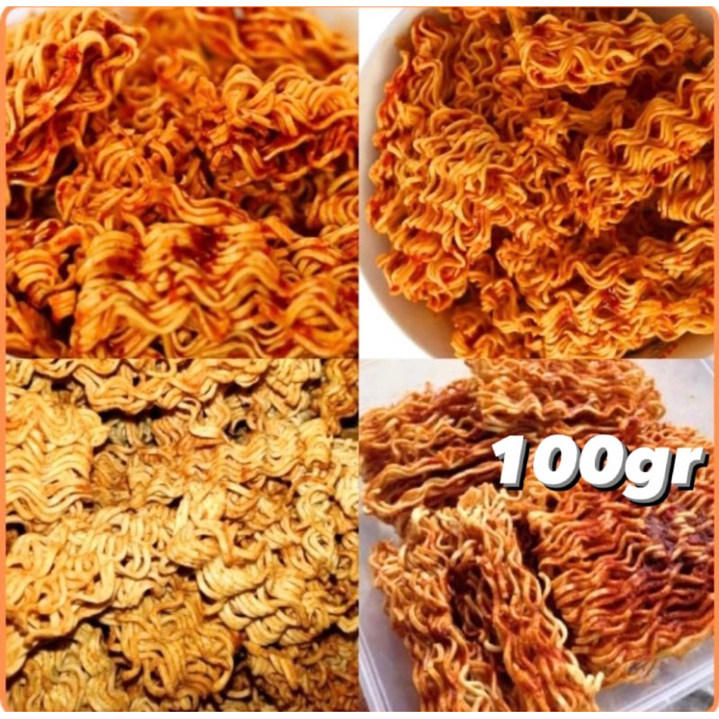 

Mie Kremes Balado Pedas Asin gurih Mie Kering Kriting Original Termurah Cemilan Enak Camilan Jadul Jadoel