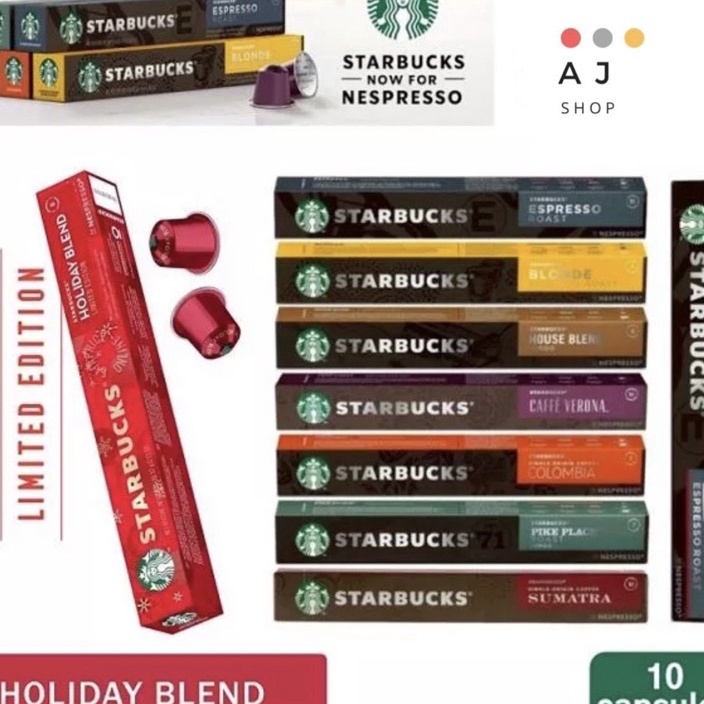

XG34448 Nespresso Starbucks Coffee Capsule ORIGINAL