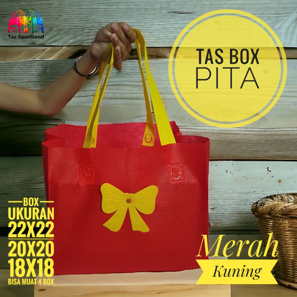 

Tas Spunbond Box Variasi Pita (Lusin)