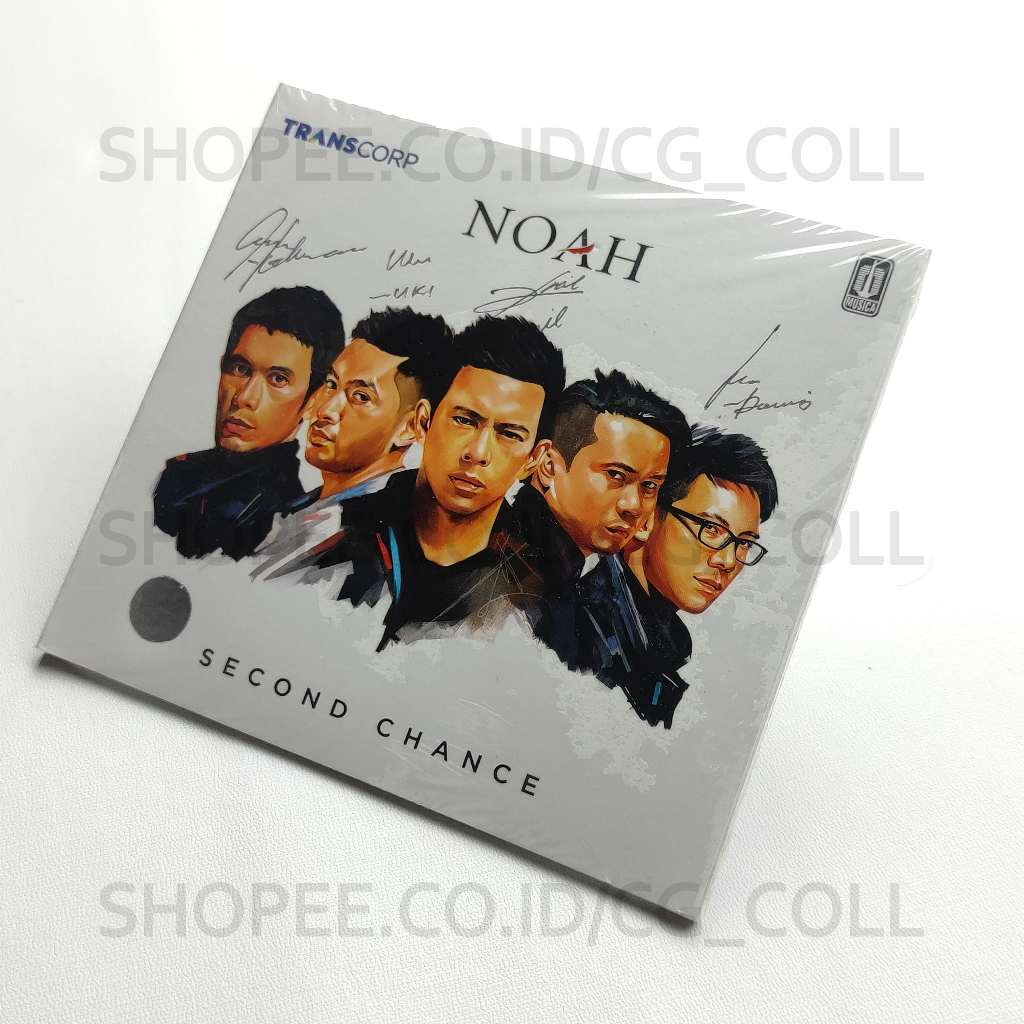 CD NOAH Second Chance Signed Tanda Tangan Asli Personil