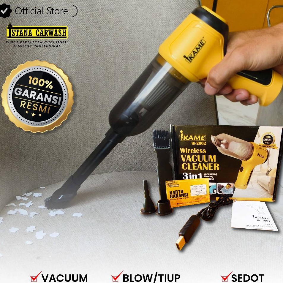 Fc Vacuum Cleaner Portable 3 in 1 IKAME  Vacuum genggam  vacuum cleaner mini  Vacuum 3 in1  Vacuum p