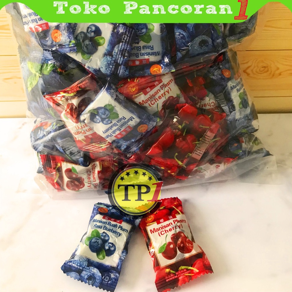 

Promo 11 Manisan buah kiamboi kiamboy plum Storberry BlueBerry madu permen termurah 2gr