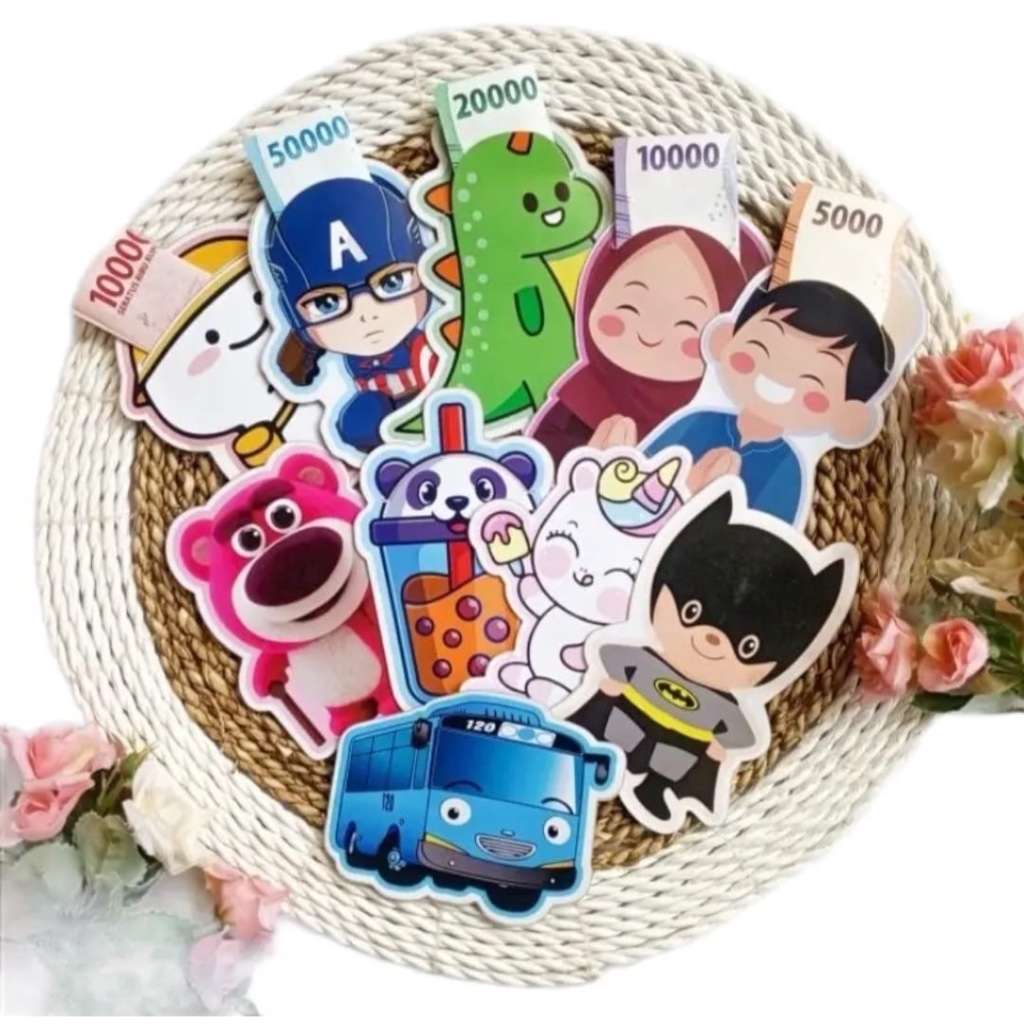 

Baity Mumtasz- PAKET 5PCS AMPLOP LEBARAN 2024 3D KARAKTER