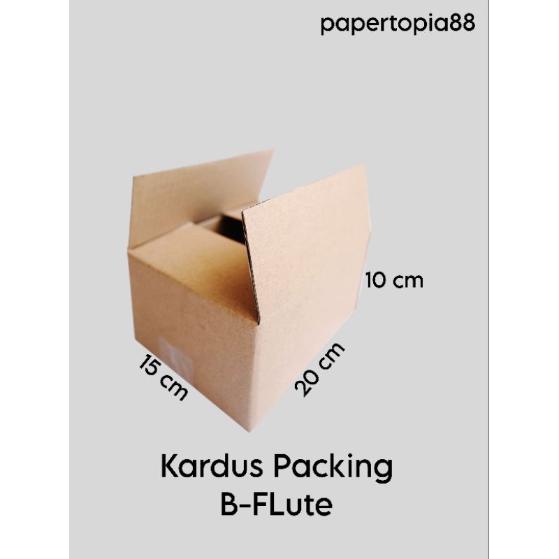 

KARDUS PACKING P20 x L15 x T10 CM BOX KARTON CORRUGATED B-FLUTE / BOX PACKING ONLINE