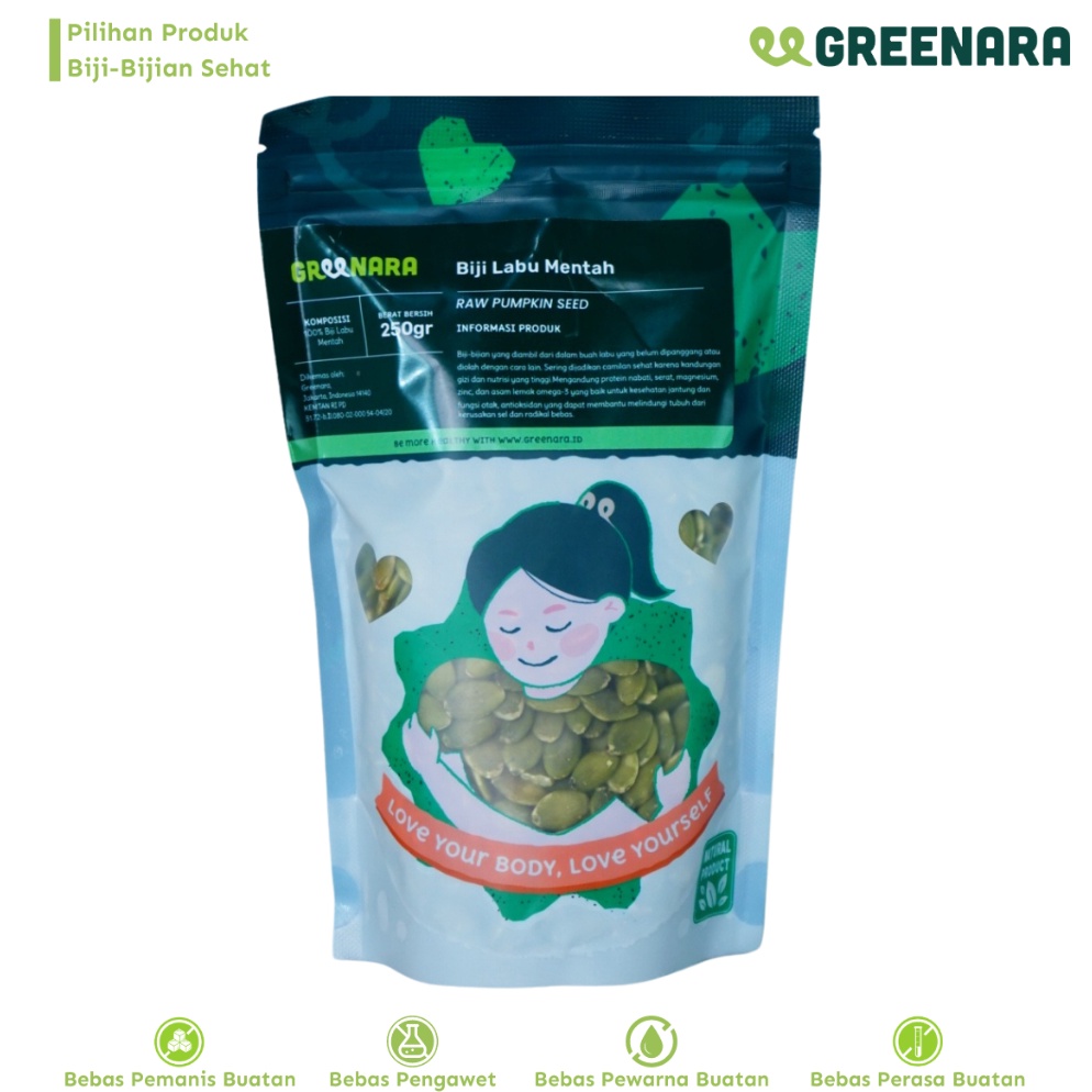 

SUPER DISKON Greenara Biji Labu Mentah 25gr Pumpkin Seed