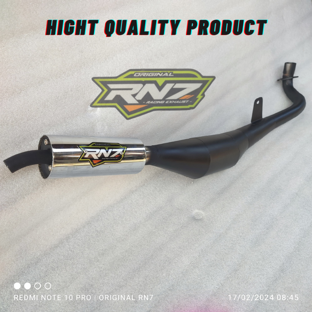 Knalpot RC100  Bravo Original RN7 Racing Suara Garing Kemrincing