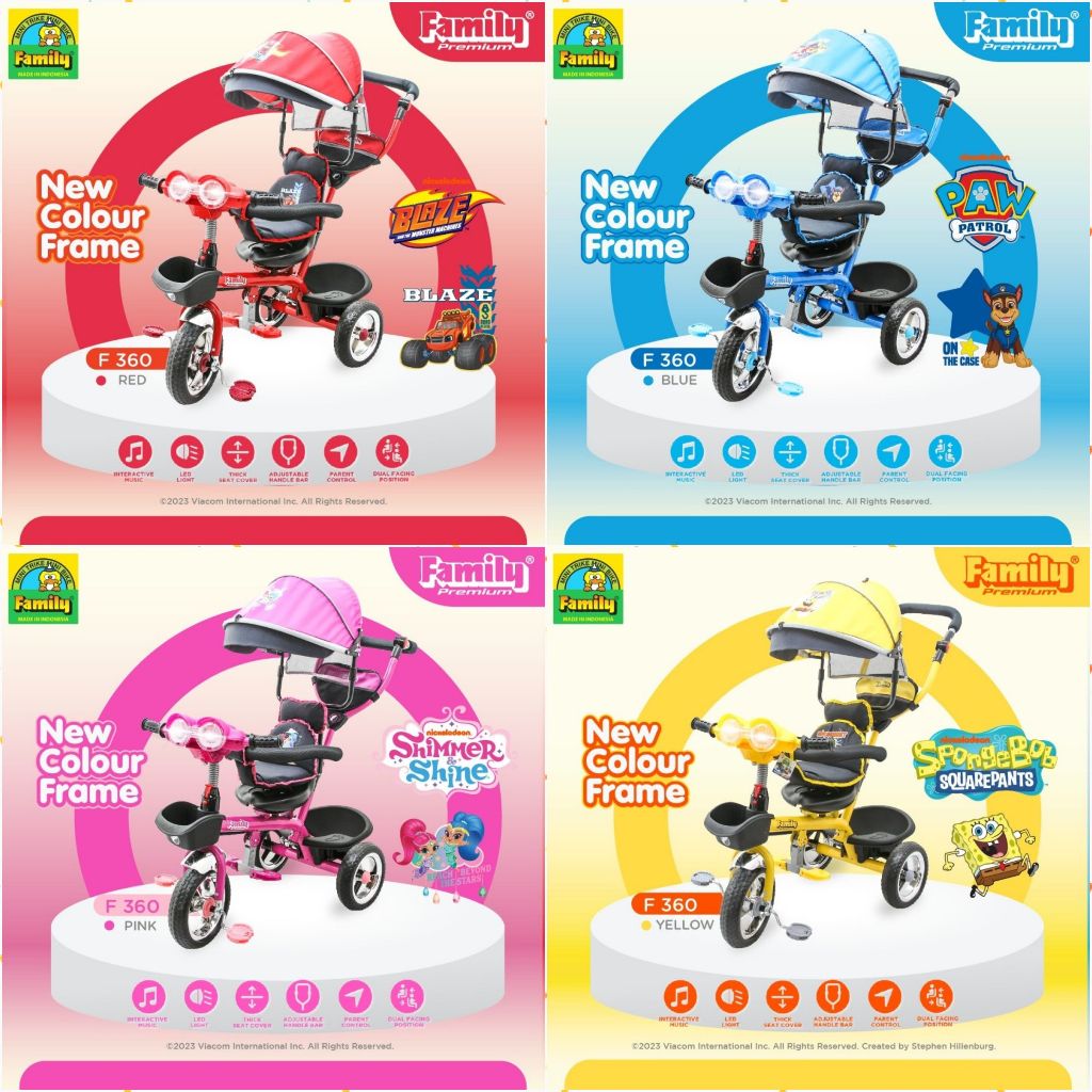 SEPEDA R/3 FAMILY PREMIUM F-360 H