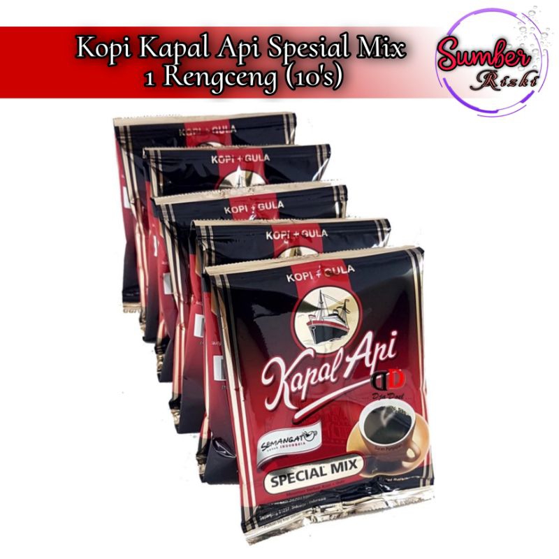 

Kopi Kapal Api Spesial Mix 23g 1 Rengceng (10 Sachet)