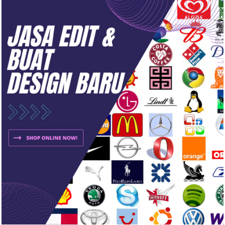 PROMO Jasa Edit & Buat Design Sederhana Baru Logo Stiker Brosur Spanduk Banner -LILA JAYA MAGELANG