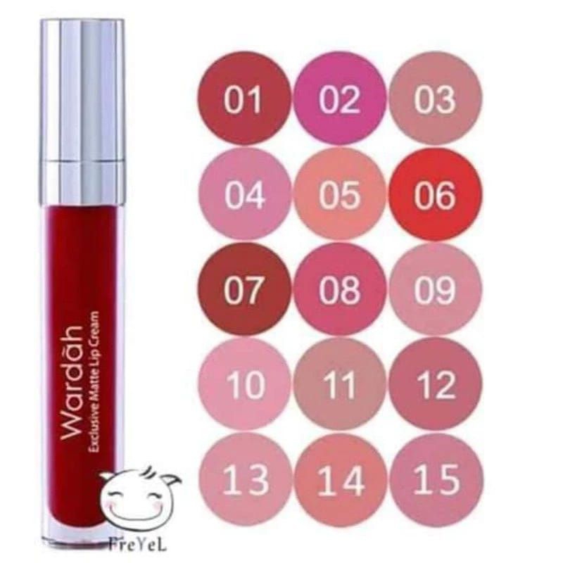 COD _lipcream Wardah lip cream MATTE 18 warna bibir  Wardah lip intensif lipstik Wardah