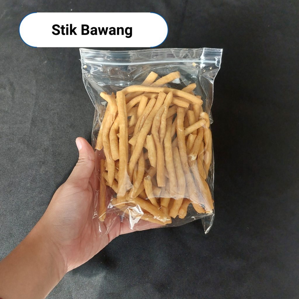 

Stik Bawang Gurih Renyah Asin 120 gram | Snack Serba 5 Ribu