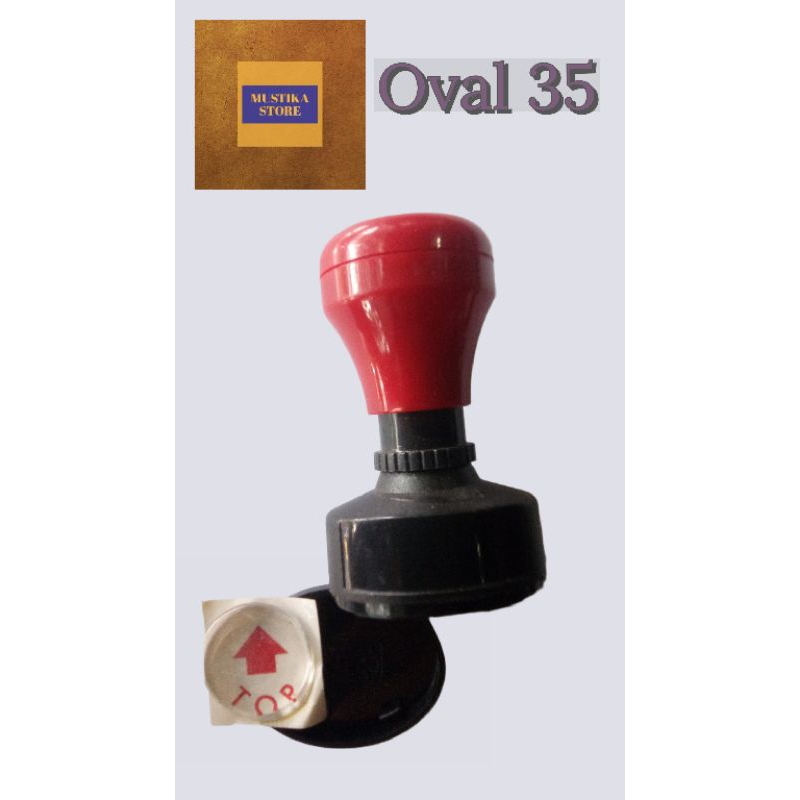 

gagang stempel flash/warna oval 35