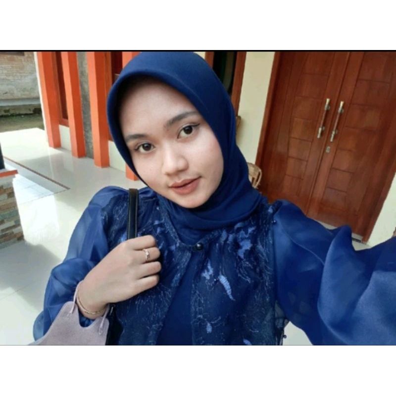 Outer Organza Kondangan Crop mix Tile Brokat mutiara/Outer saja