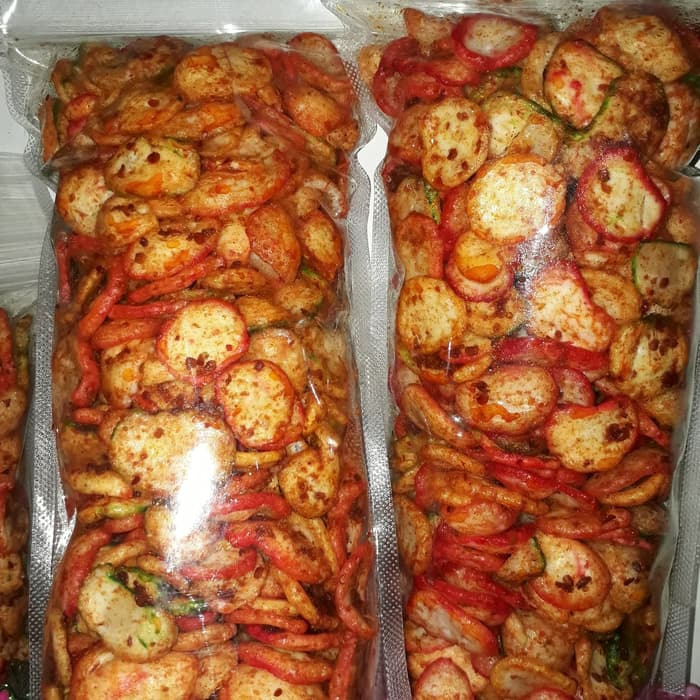 

kerupuk seblak pedas 1000gr Jajanan hits Nyam snack murah WIB spesial murah