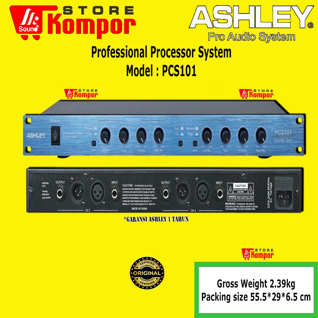 PROCESSOR ASHLEY PCS101 PROFESIONAL PROSESOR PCS 101 PCS-101