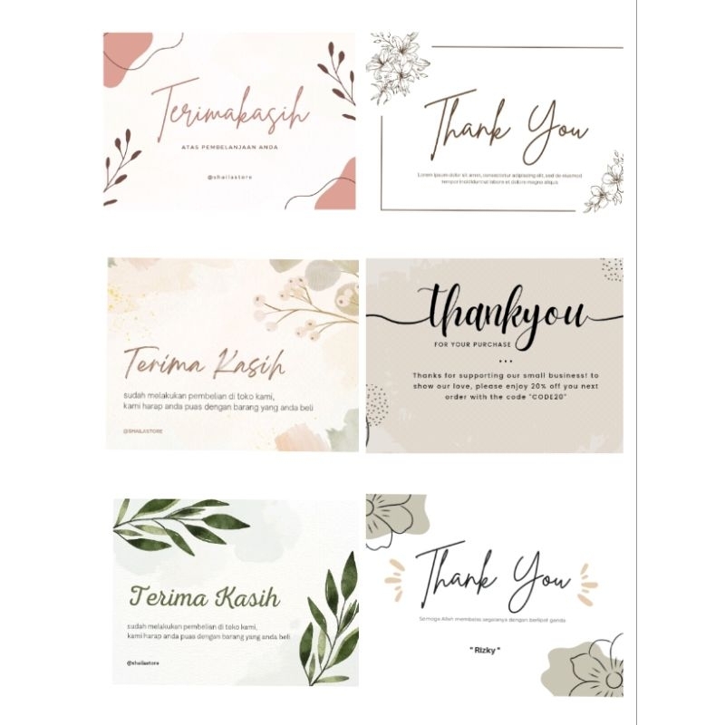 

Greating card / Kartu ucapan