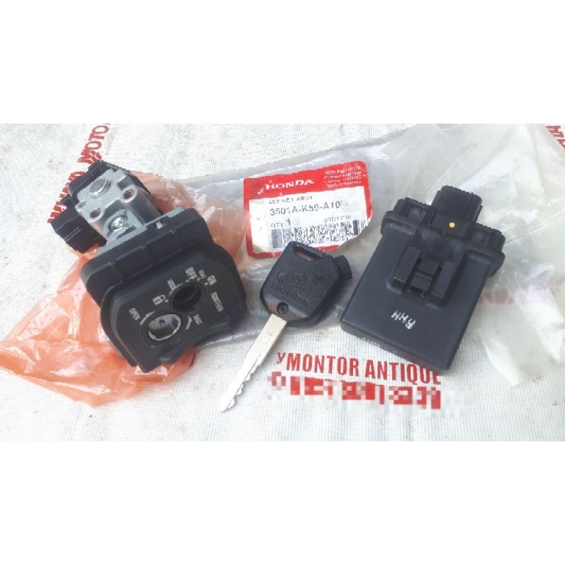 Kunci Kontak Remote ONLY HONDA VARIO 150 125 eSP LED 2015-2018 Original