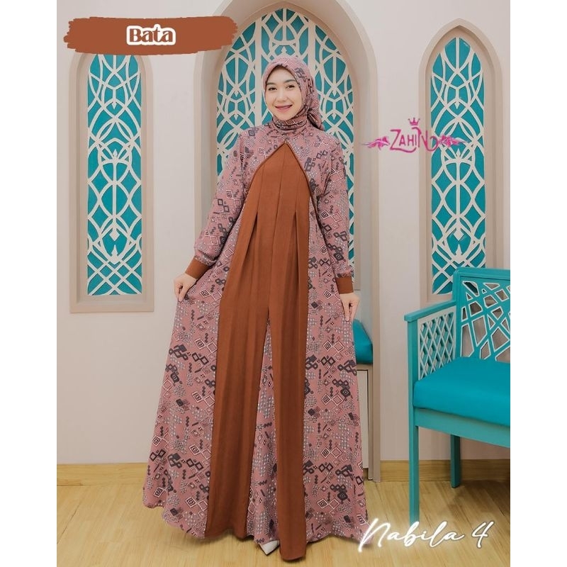 Gamis Nabila hijab series 4 "FREE HIJAB"