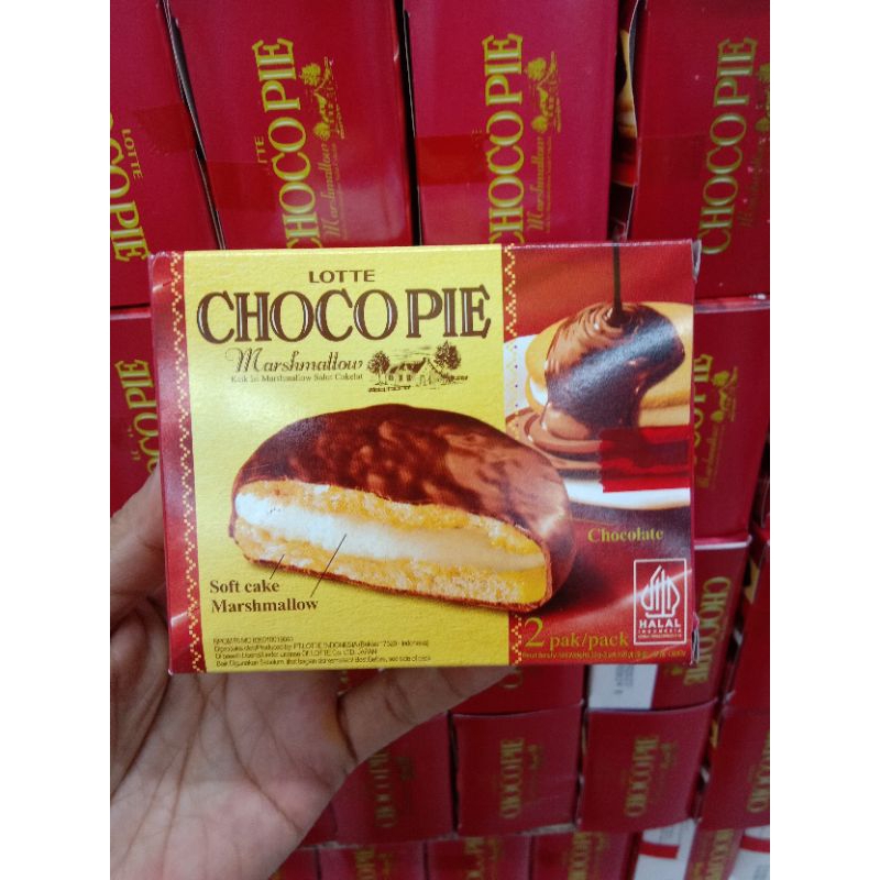 

LOTTE CHOCO PIE isi 52gr dan 156gr